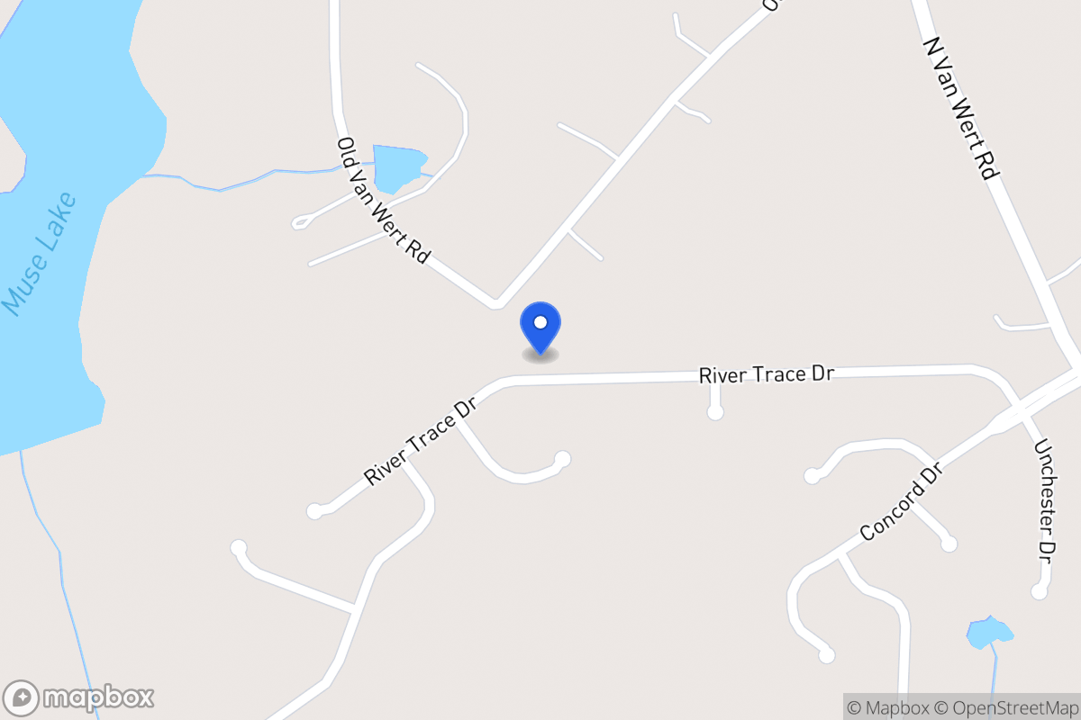 Map of 389 River Trace Dr
