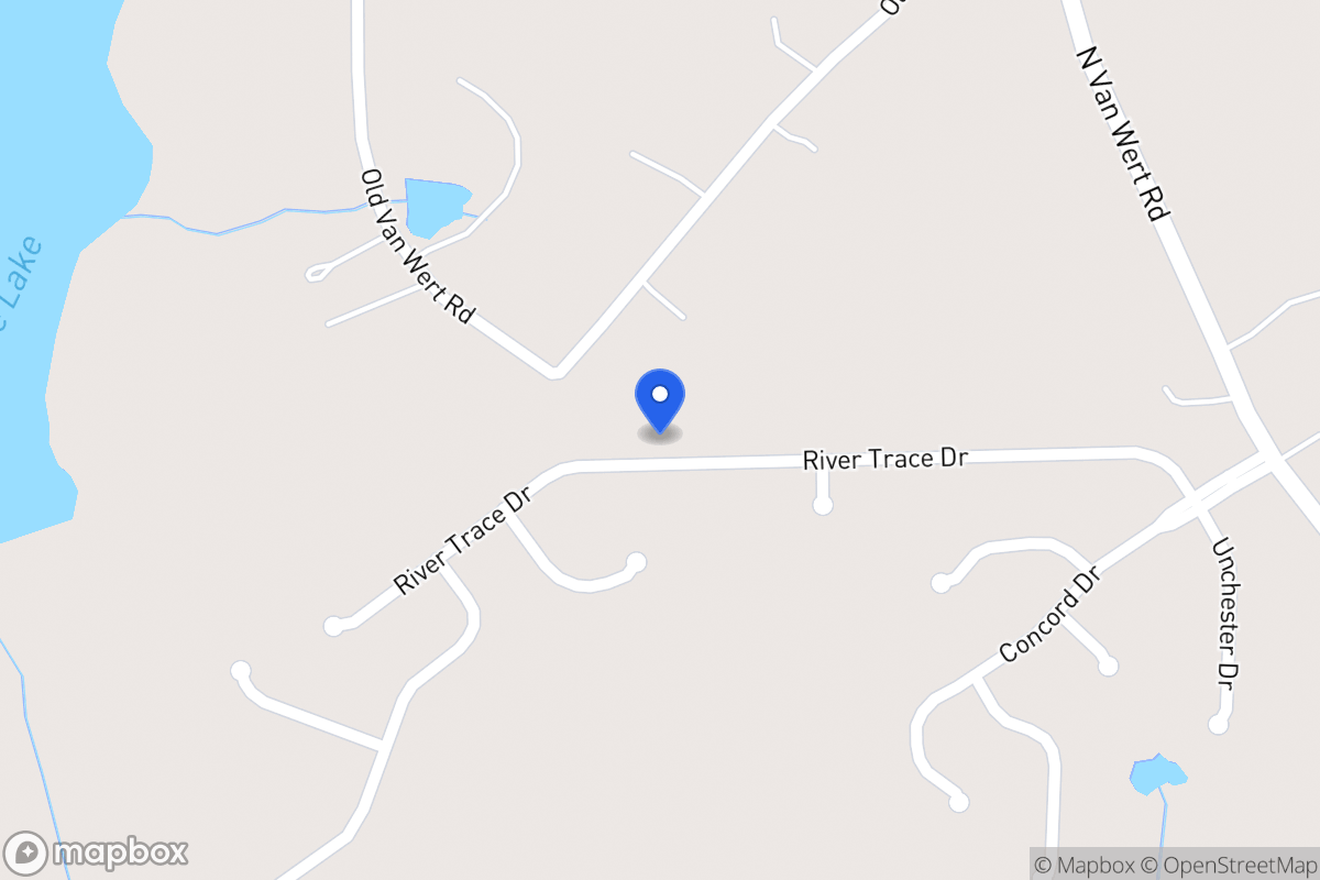 Map of 381 River Trace Dr
