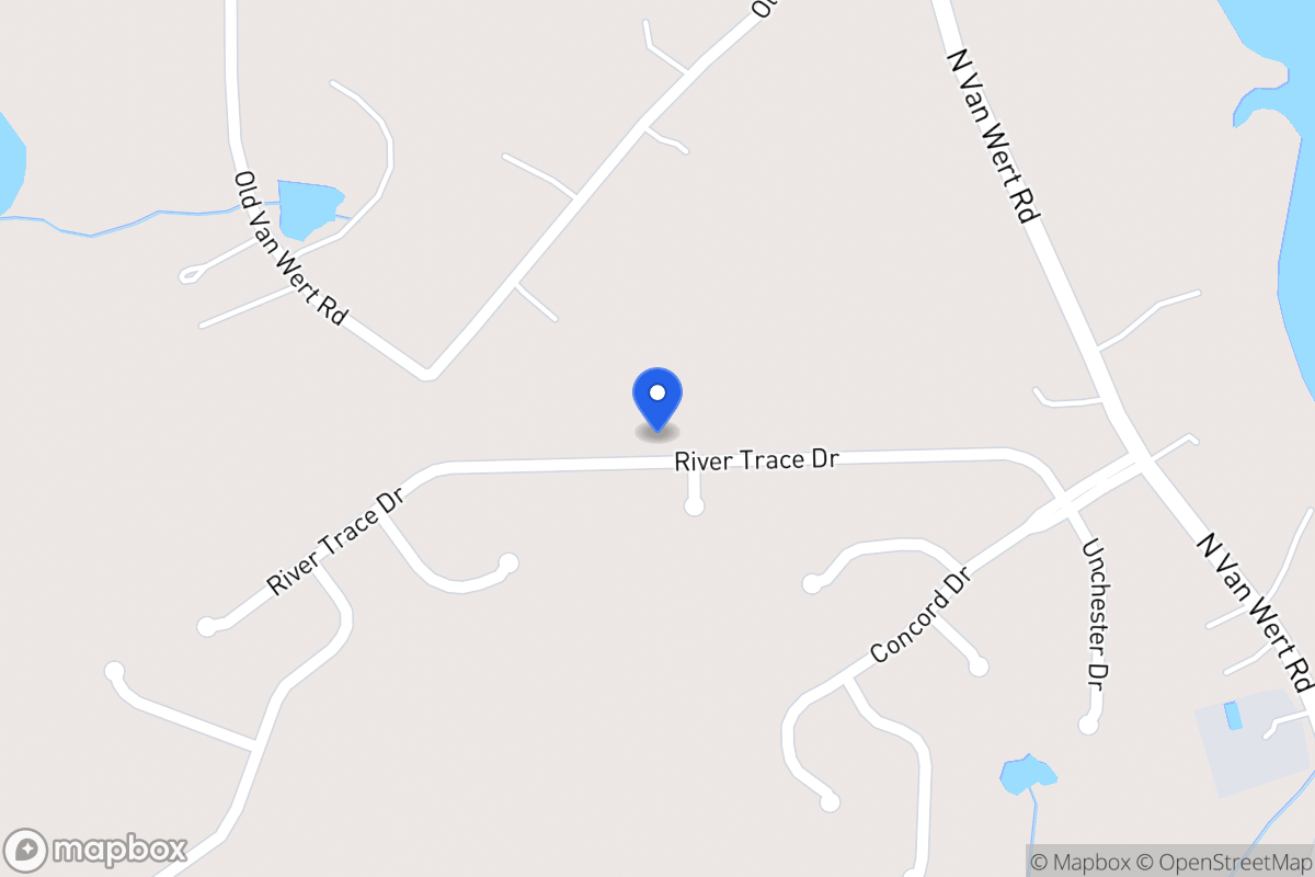 Map of 361 River Trace Dr