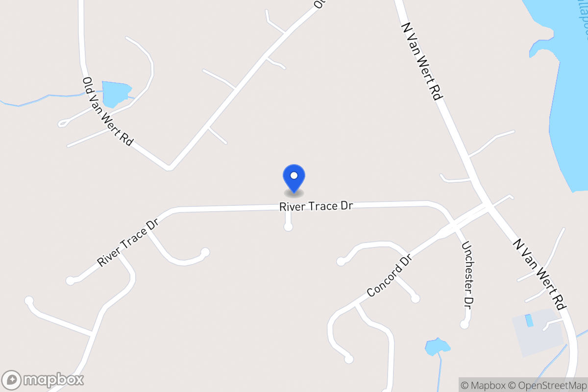 Map of 357 River Trace Dr
