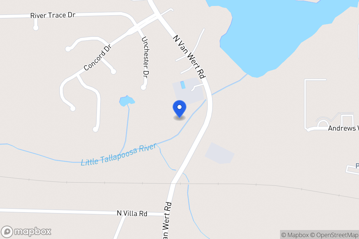 Map of 204 N Van Wert Rd