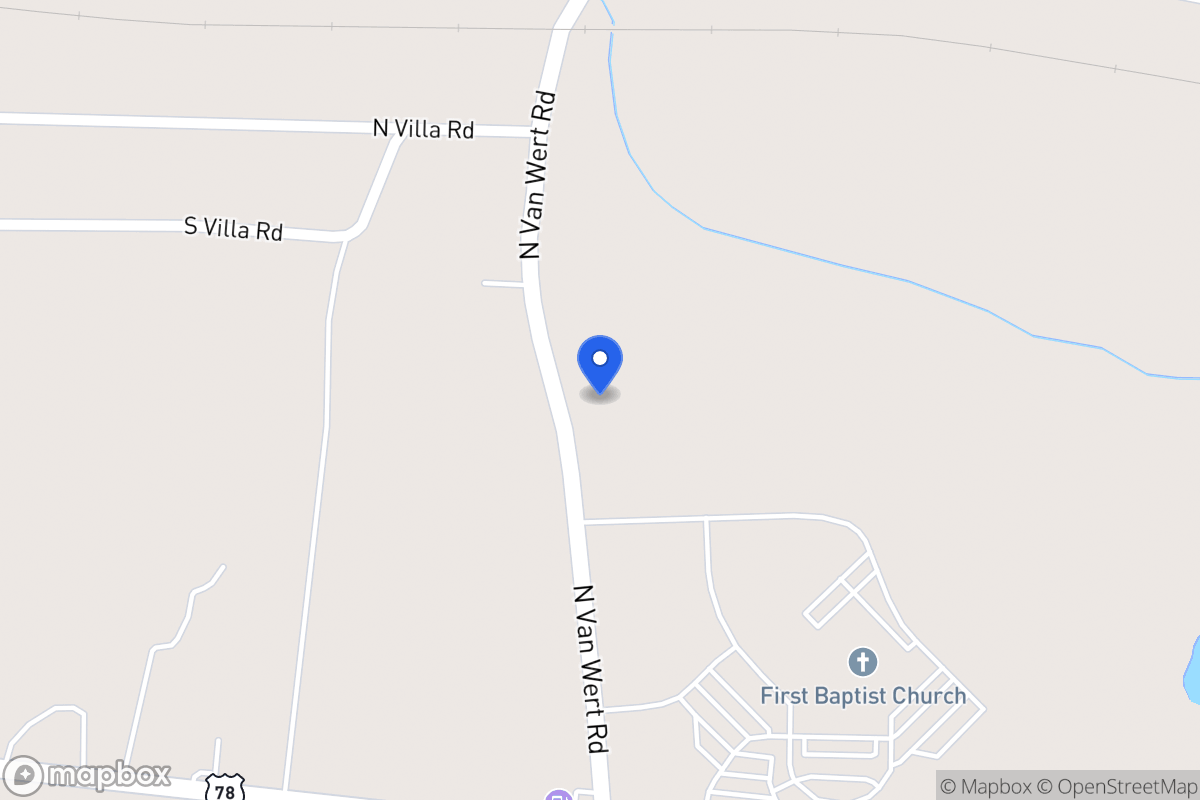 Map of 85 N Van Wert Rd