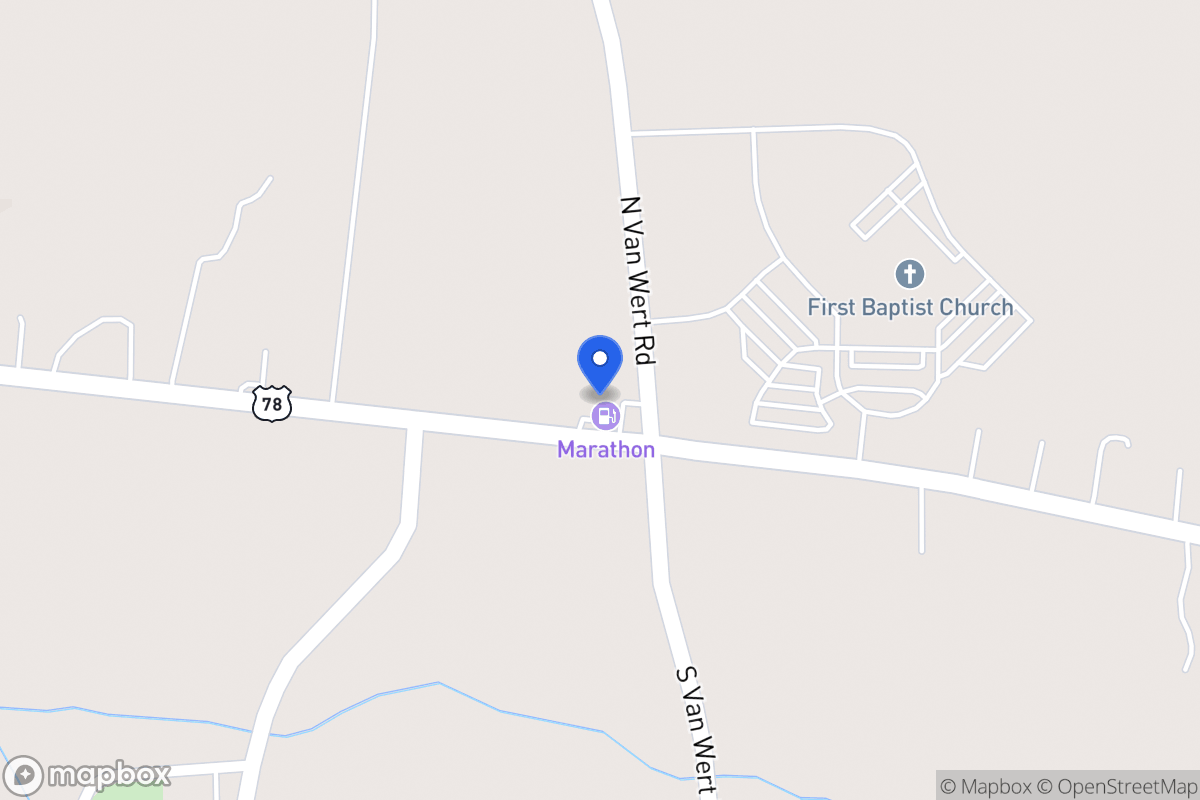 Map of 1607 W 78 Hwy