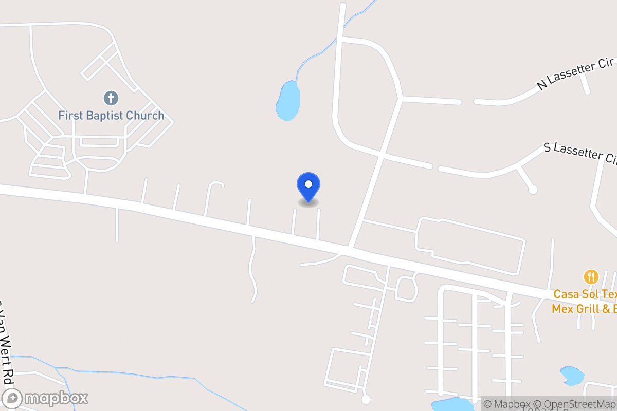 Map of 1121 W 78 Hwy