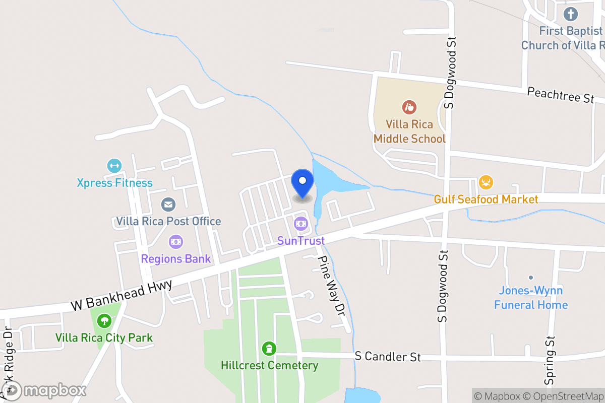 Map of 113 Bankhead Hwy