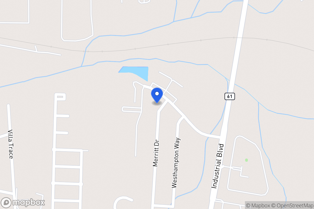 Map of 1004 Merritt Dr