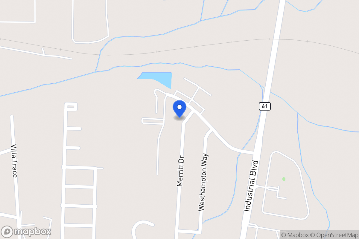 Map of 1008 Merritt Dr
