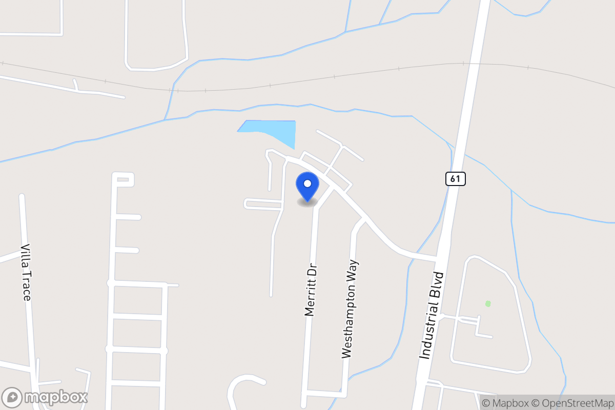 Map of 1010 Merritt Dr