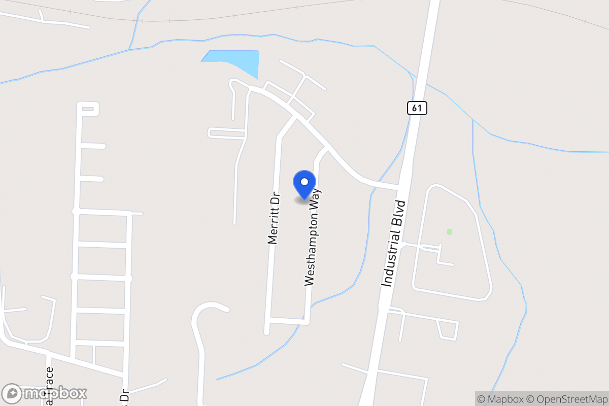 Map of 1146 Westhampton Way