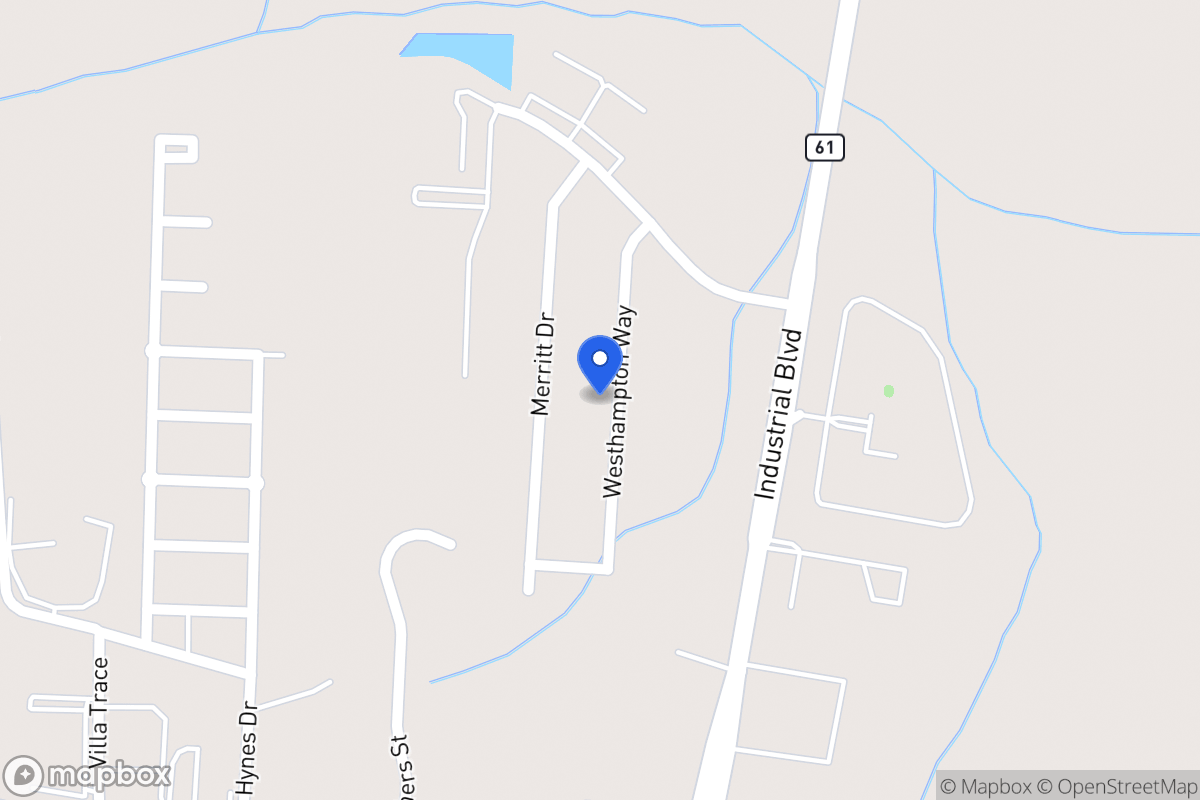 Map of 1162 Westhampton Way