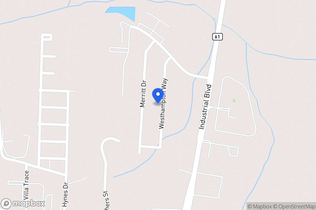 Map of 1164 Westhampton Way
