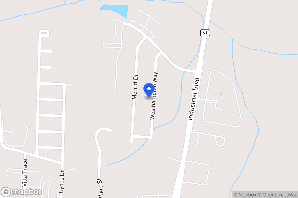 Map of 1166 Westhampton Way