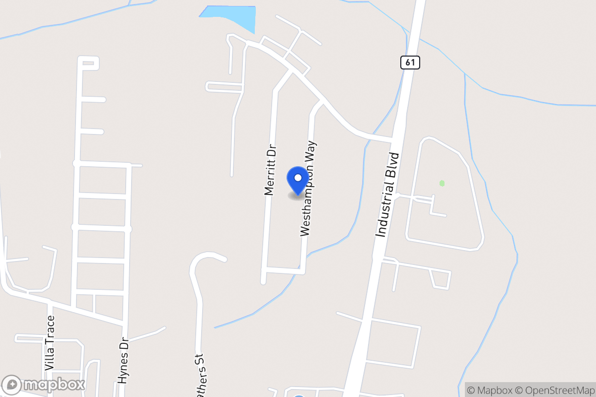 Map of 1168 Westhampton Way