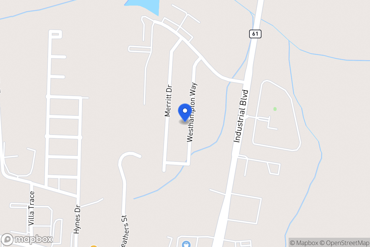 Map of 1170 Westhampton Way