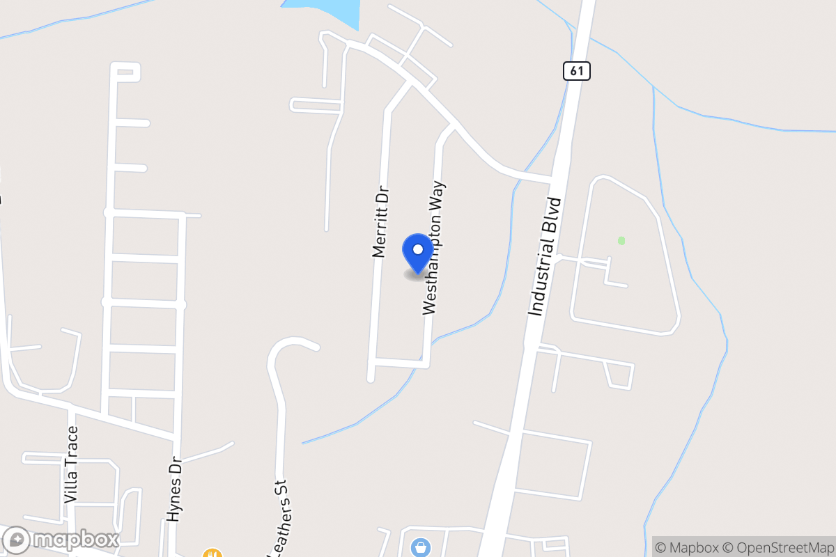 Map of 1172 Westhampton Way
