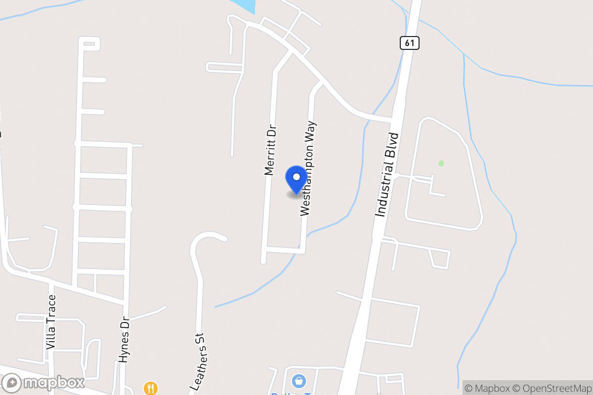 Map of 1176 Westhampton Way
