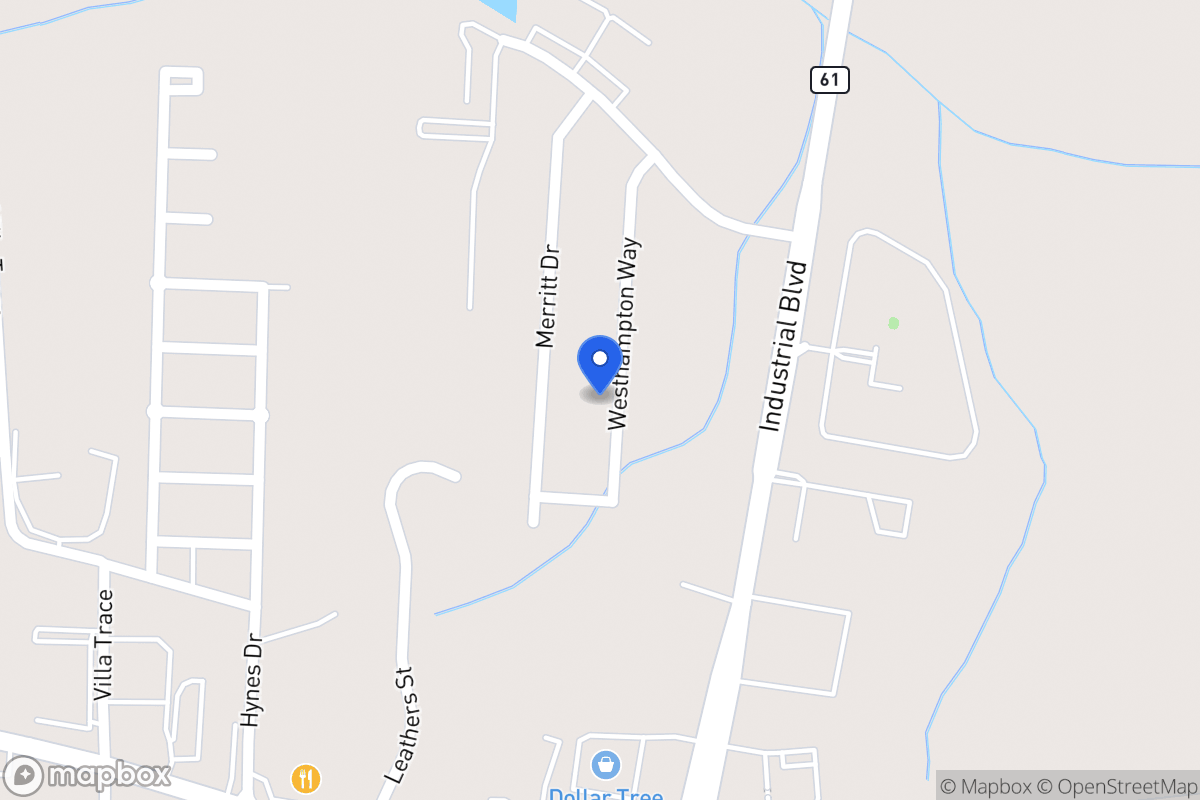 Map of 1178 Westhampton Way