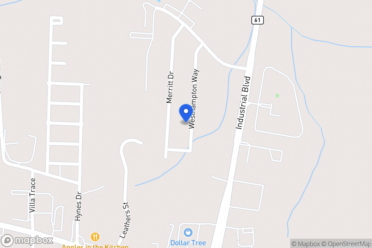 Map of 1182 Westhampton Way
