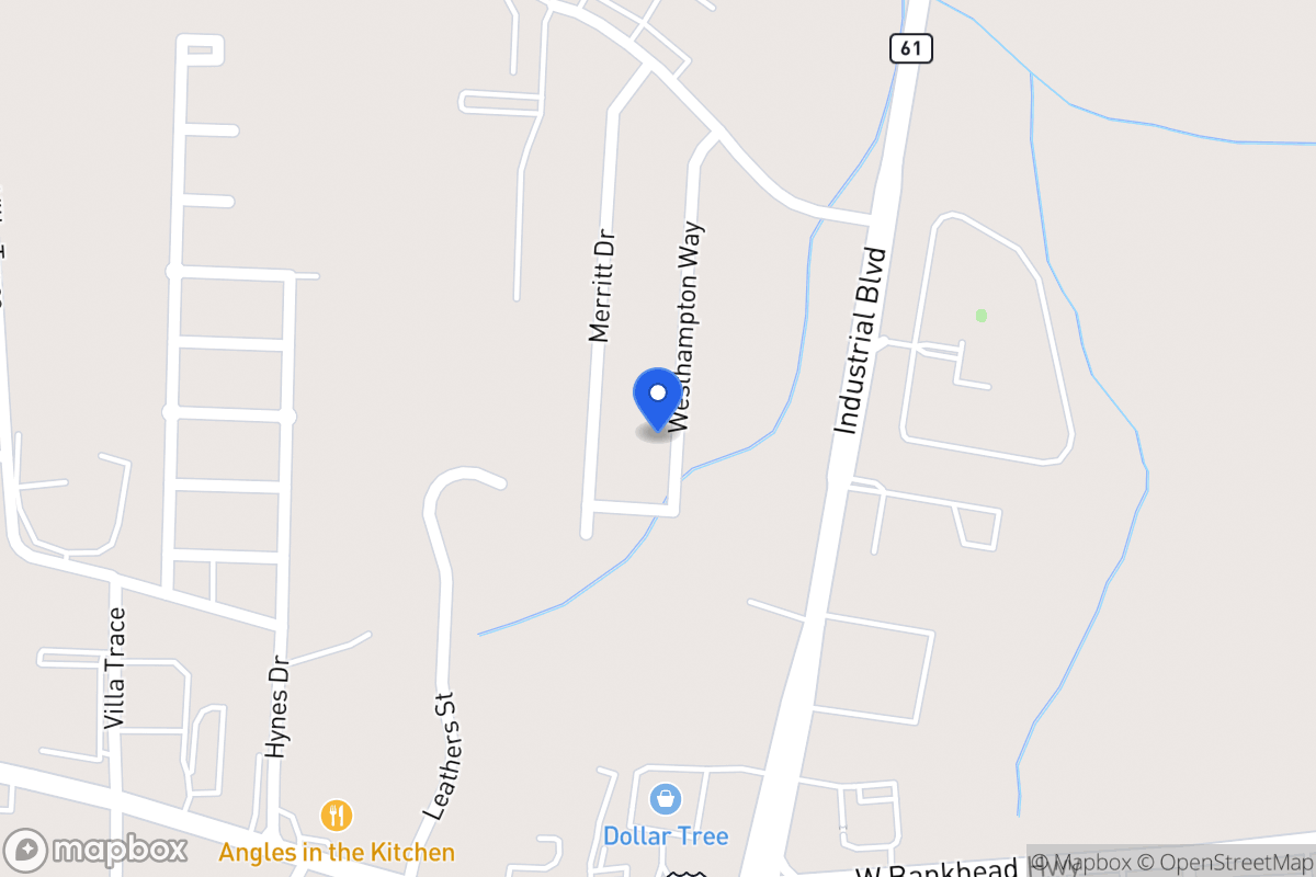 Map of 1186 Westhampton Way