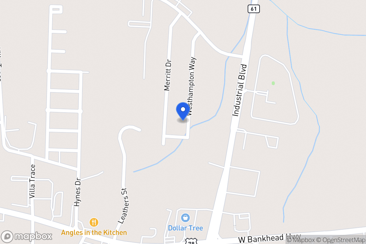 Map of 1190 Westhampton Way