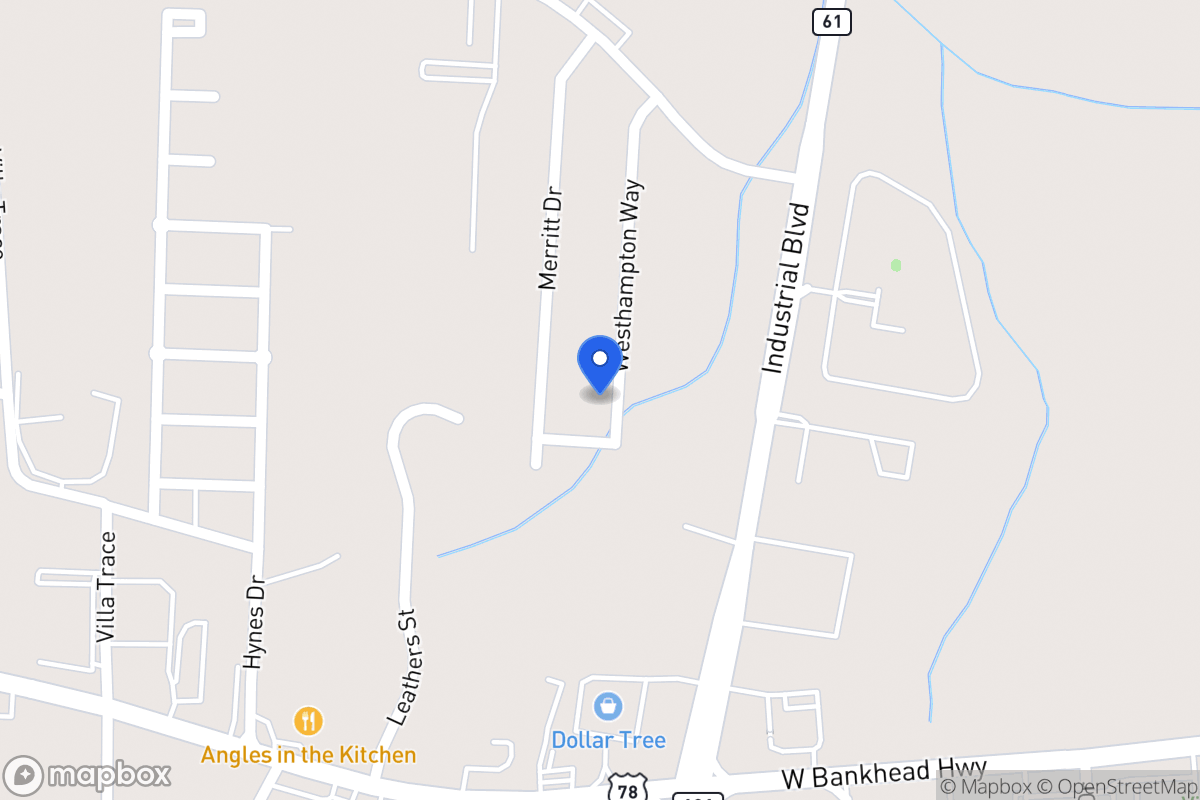 Map of 1192 Westhampton Way