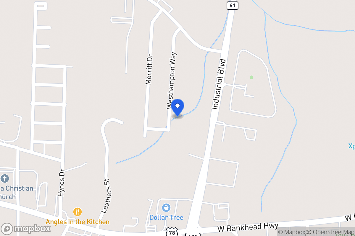 Map of 1191 Westhampton Way