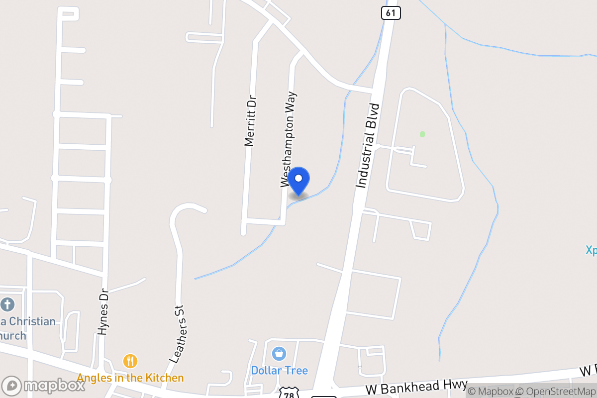 Map of 1189 Westhampton Way