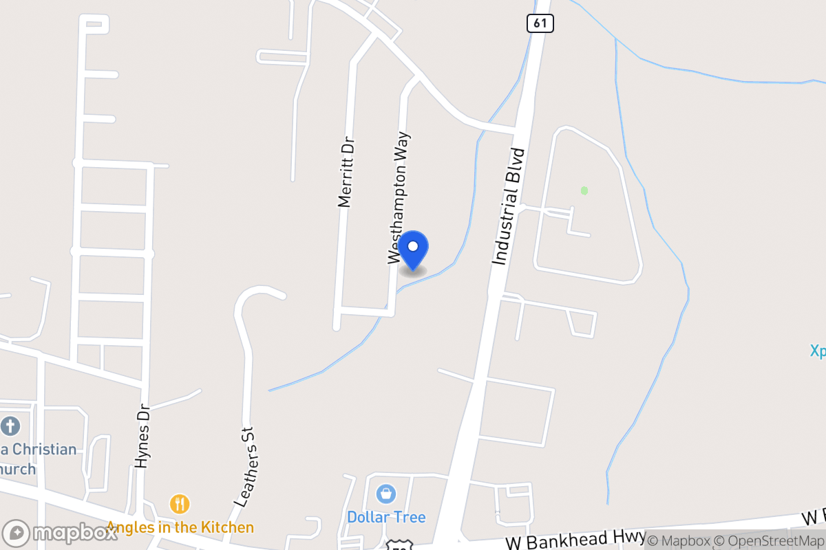 Map of 1187 Westhampton Way