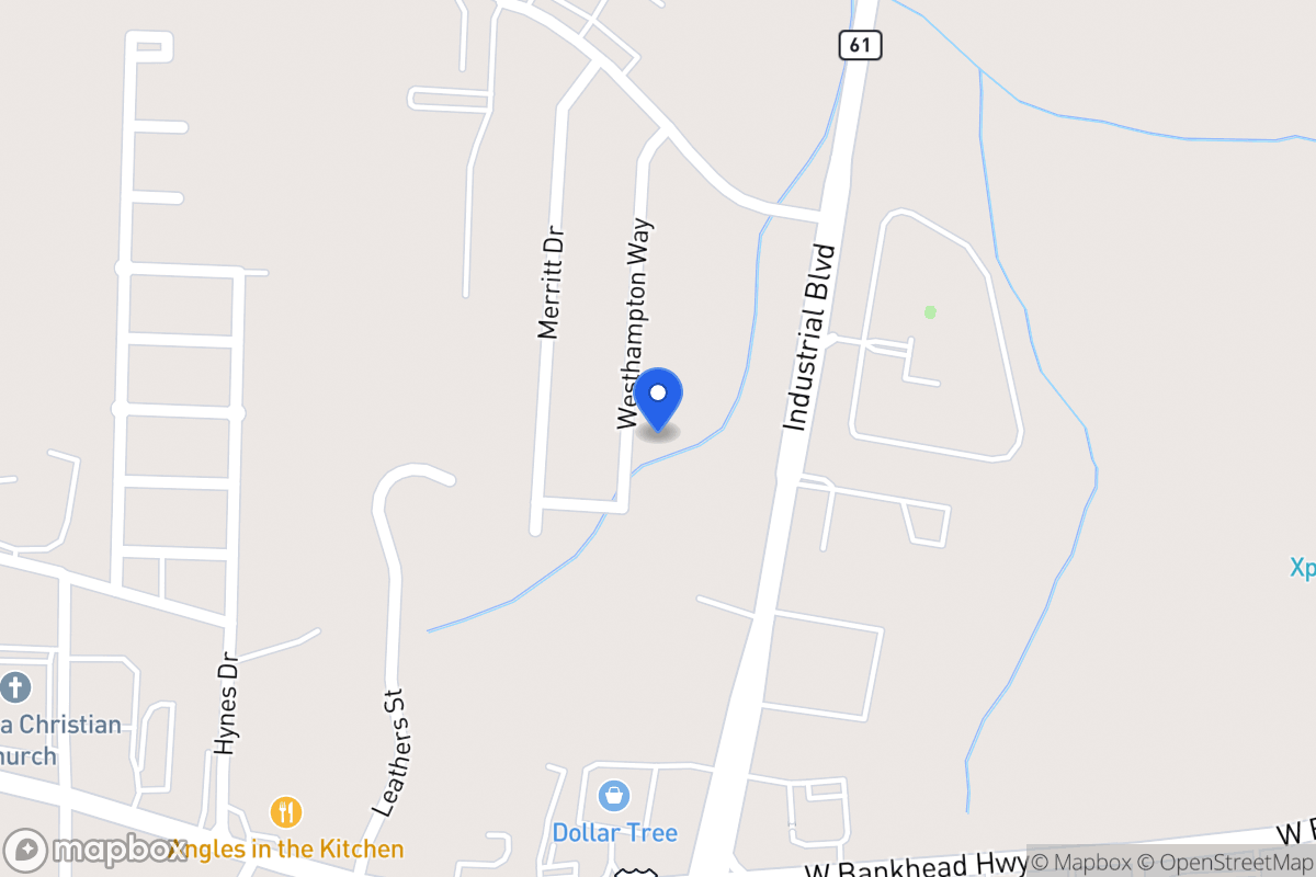 Map of 1185 Westhampton Way