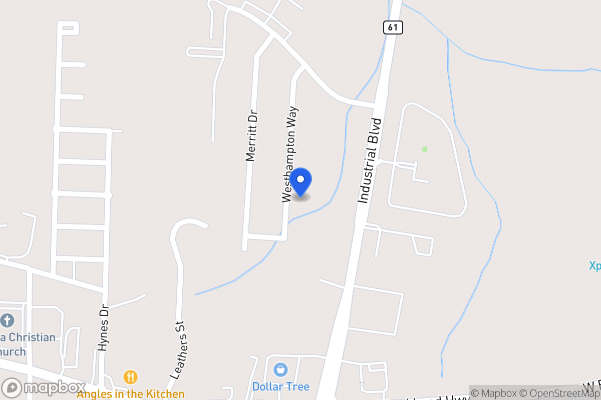 Map of 1183 Westhampton Way