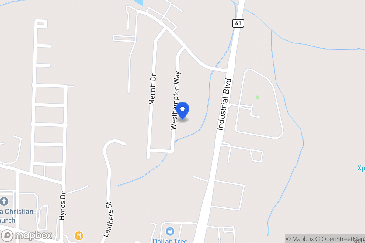 Map of 1177 Westhampton Way