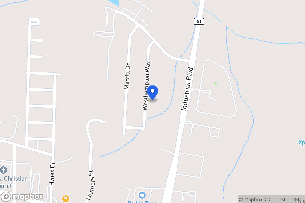 Map of 1175 Westhampton Way