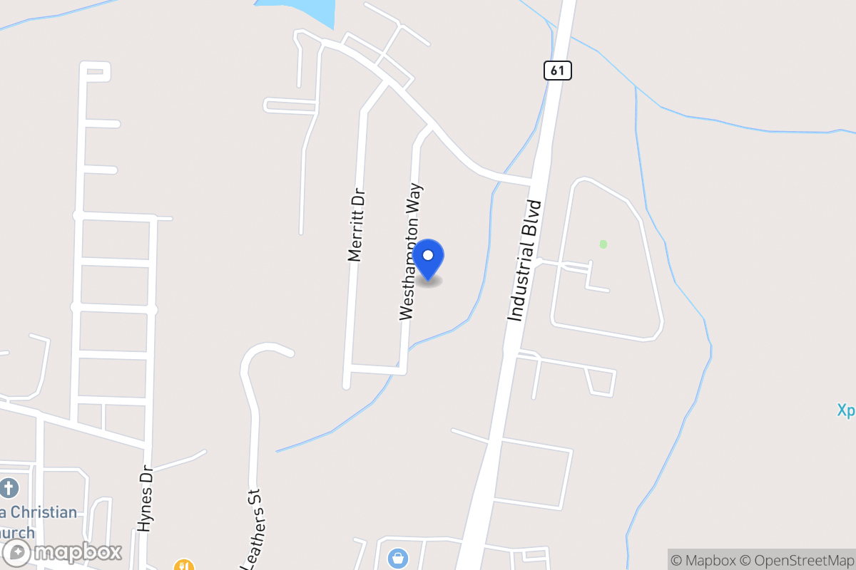 Map of 1171 Westhampton Way