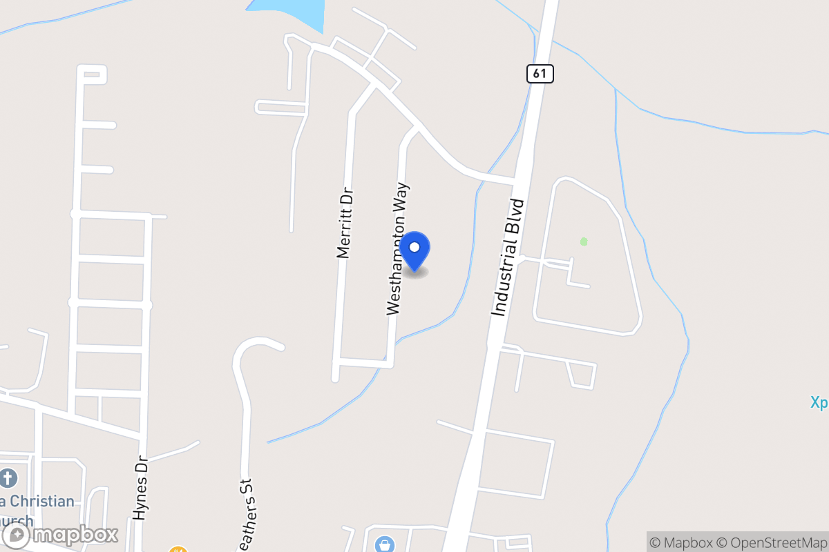 Map of 1169 Westhampton Way