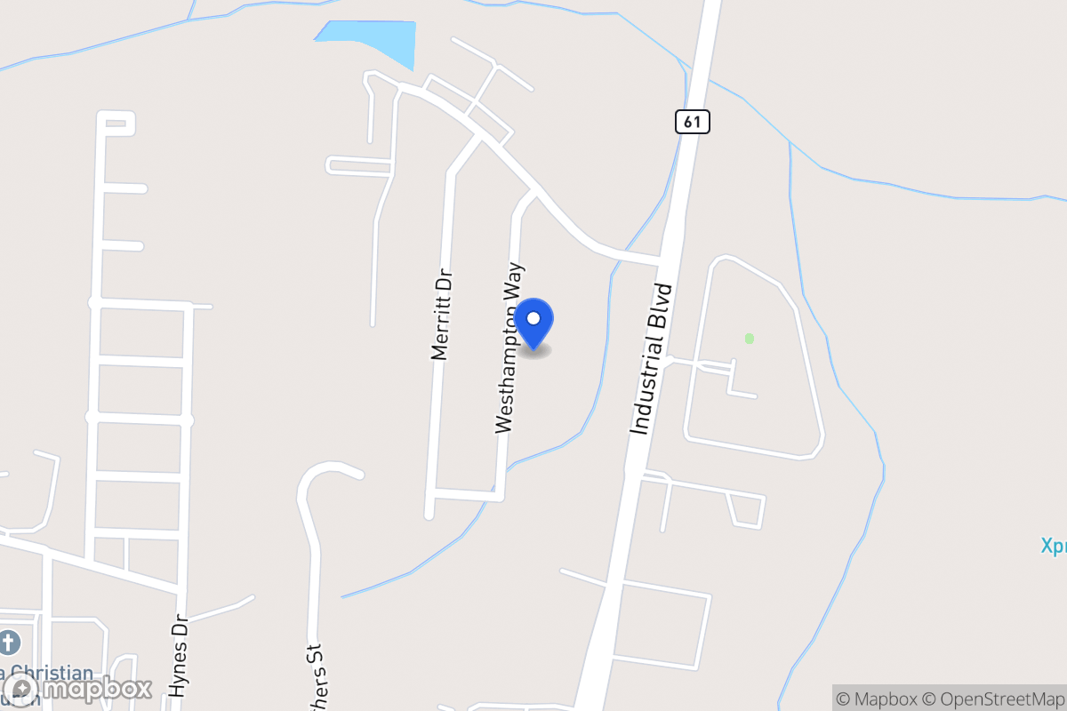 Map of 1163 Westhampton Way