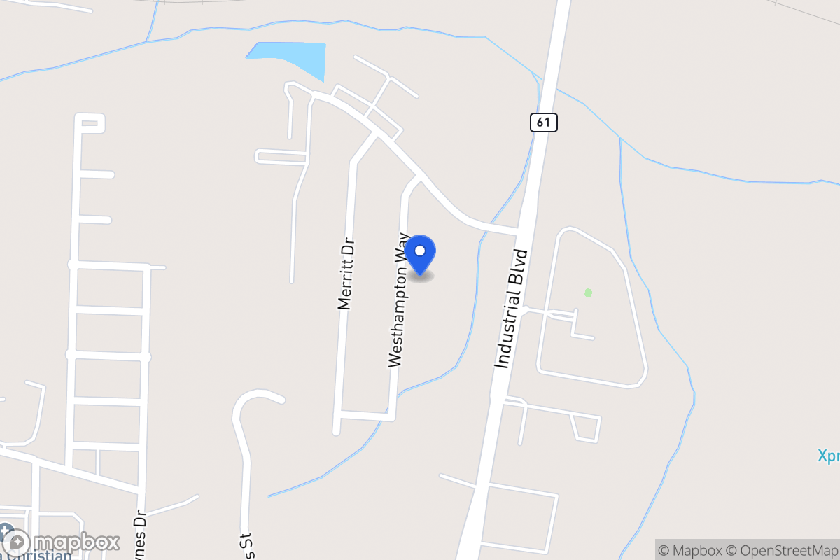 Map of 1153 Westhampton Way