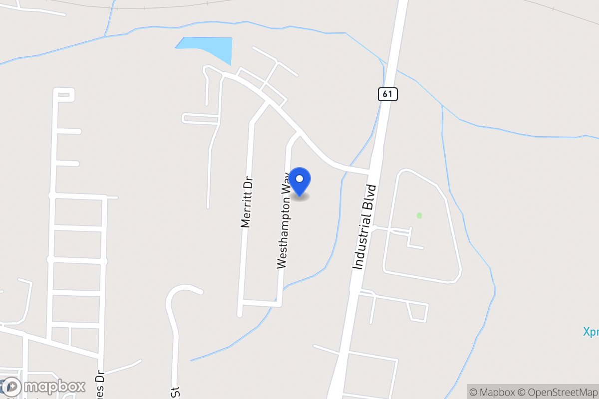 Map of 1151 Westhampton Way