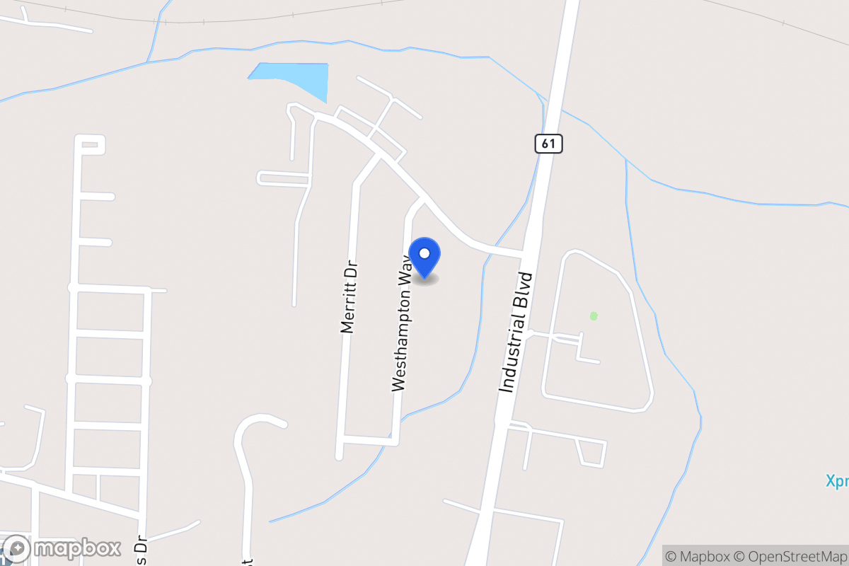 Map of 1147 Westhampton Way