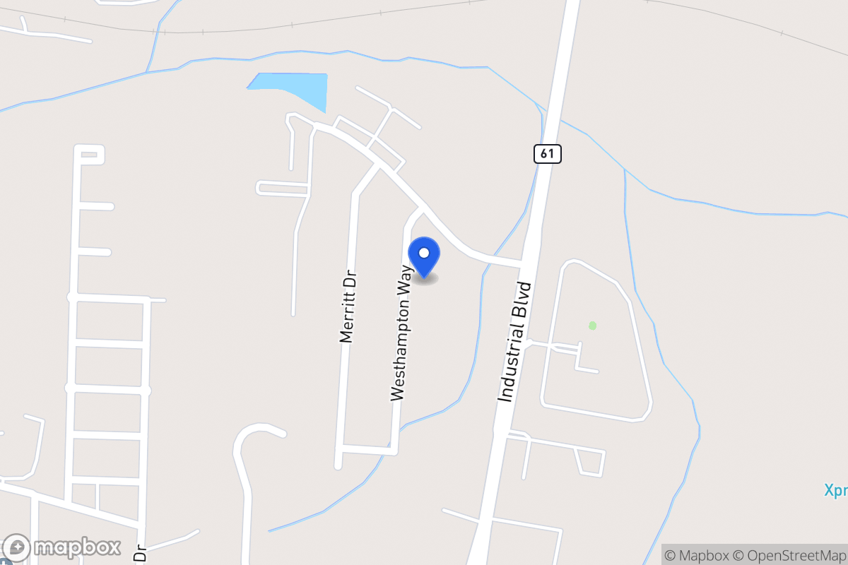 Map of 1143 Westhampton Way