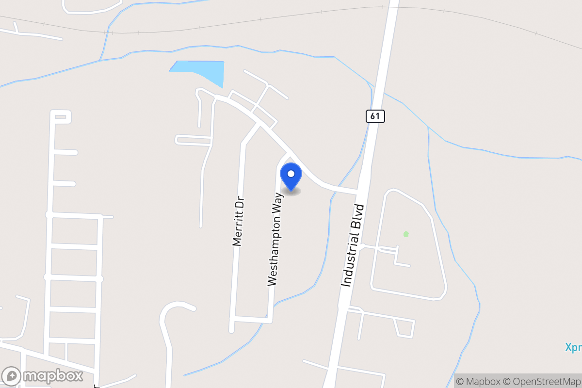 Map of 1137 Westhampton Way
