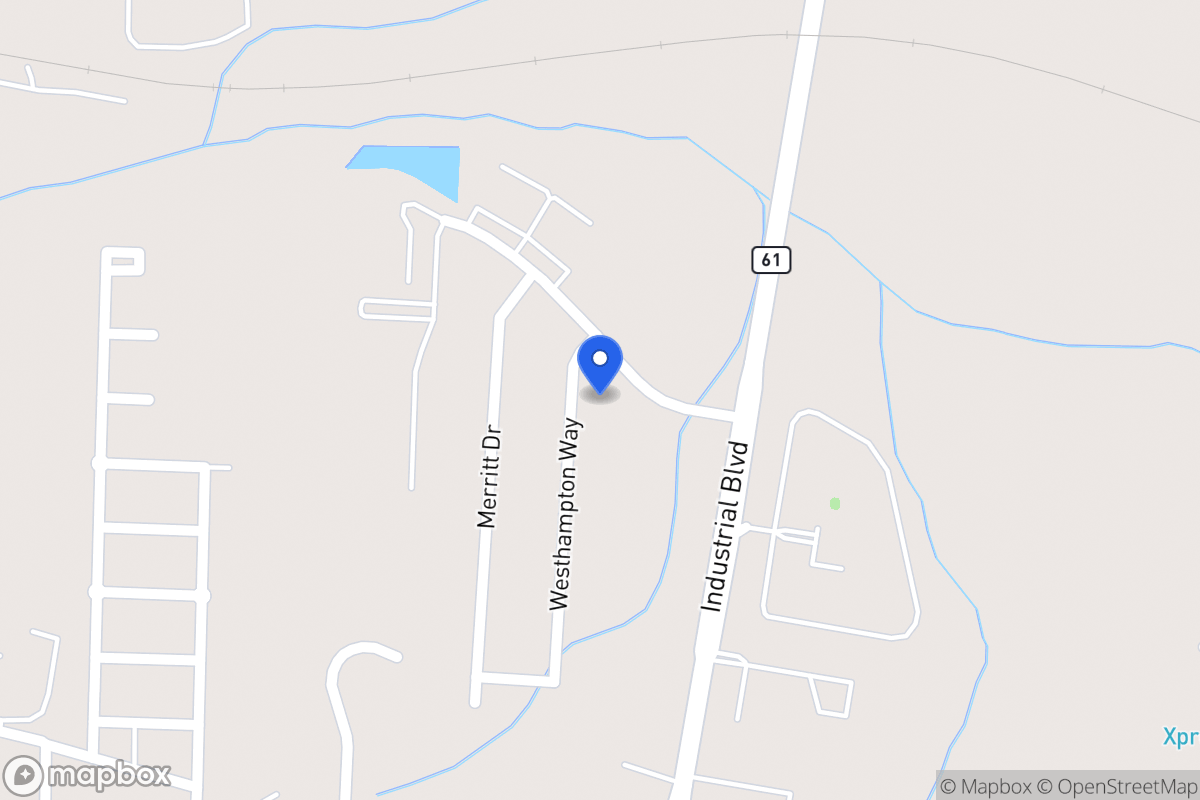 Map of 1133 Westhampton Way