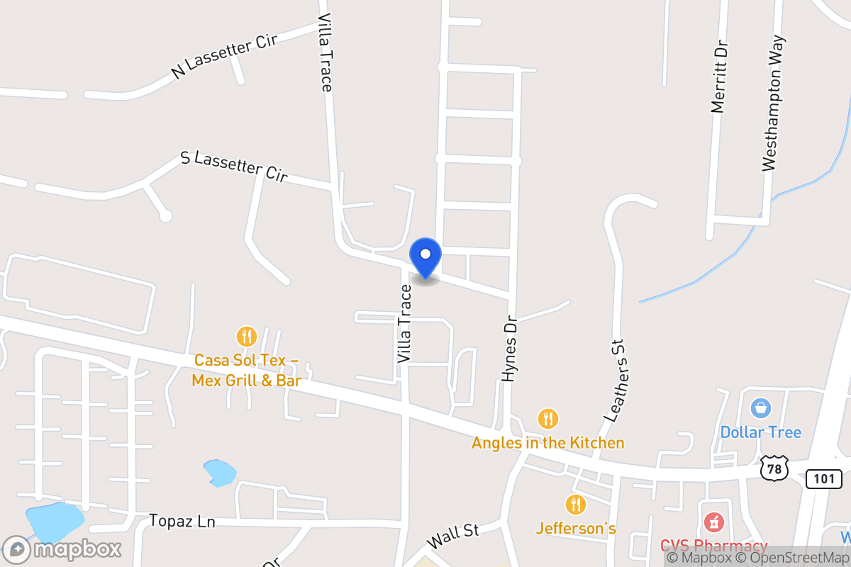 Map of 100 Beckles Rd