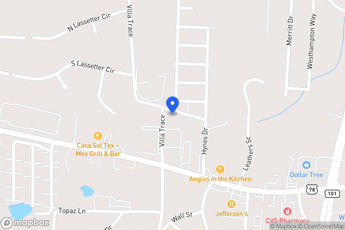 Map of 102 Beckles Rd