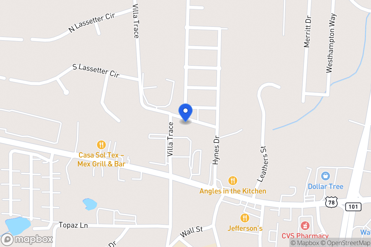 Map of 106 Beckles Rd
