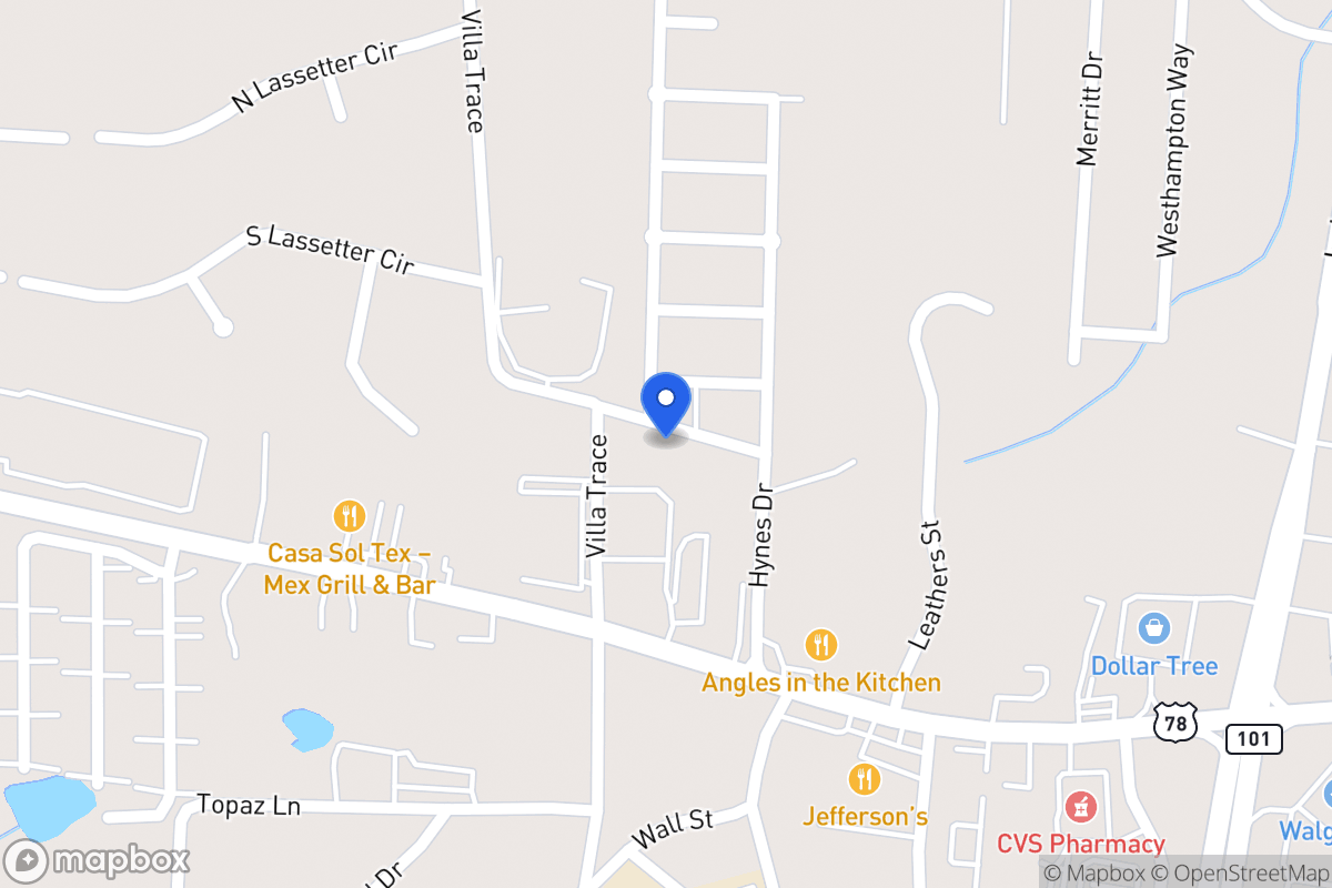 Map of 110 Beckles Rd
