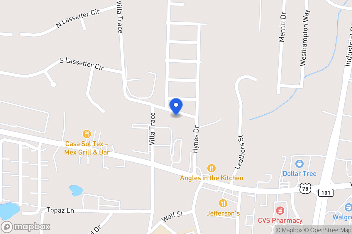 Map of 114 Beckles Rd