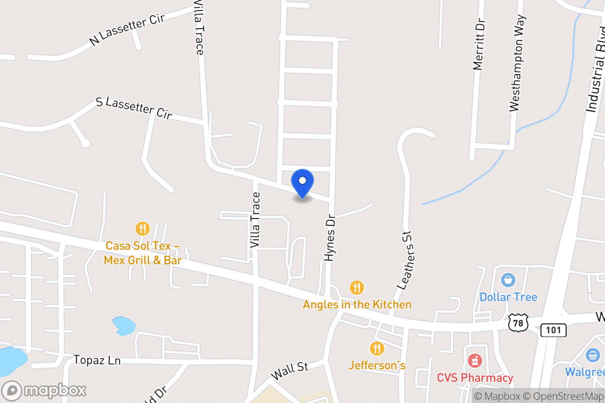 Map of 118 Beckles Rd