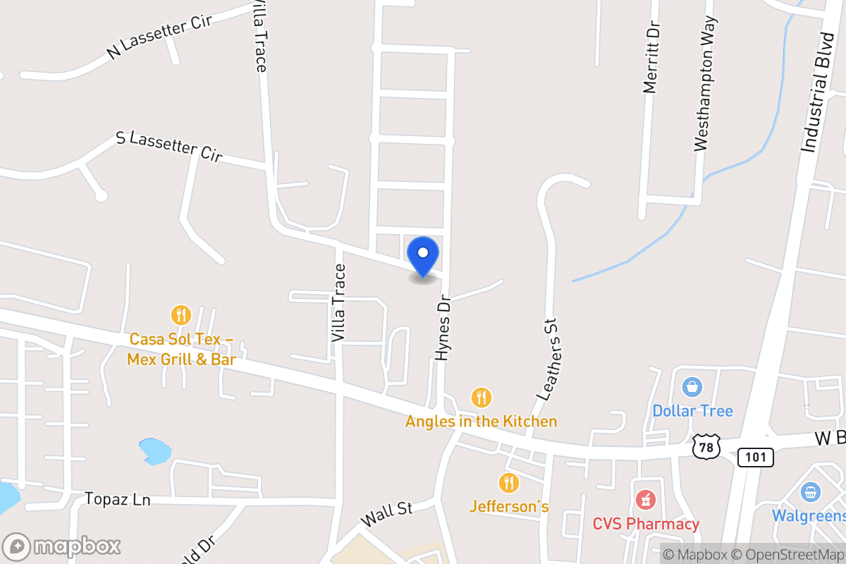 Map of 124 Beckles Rd