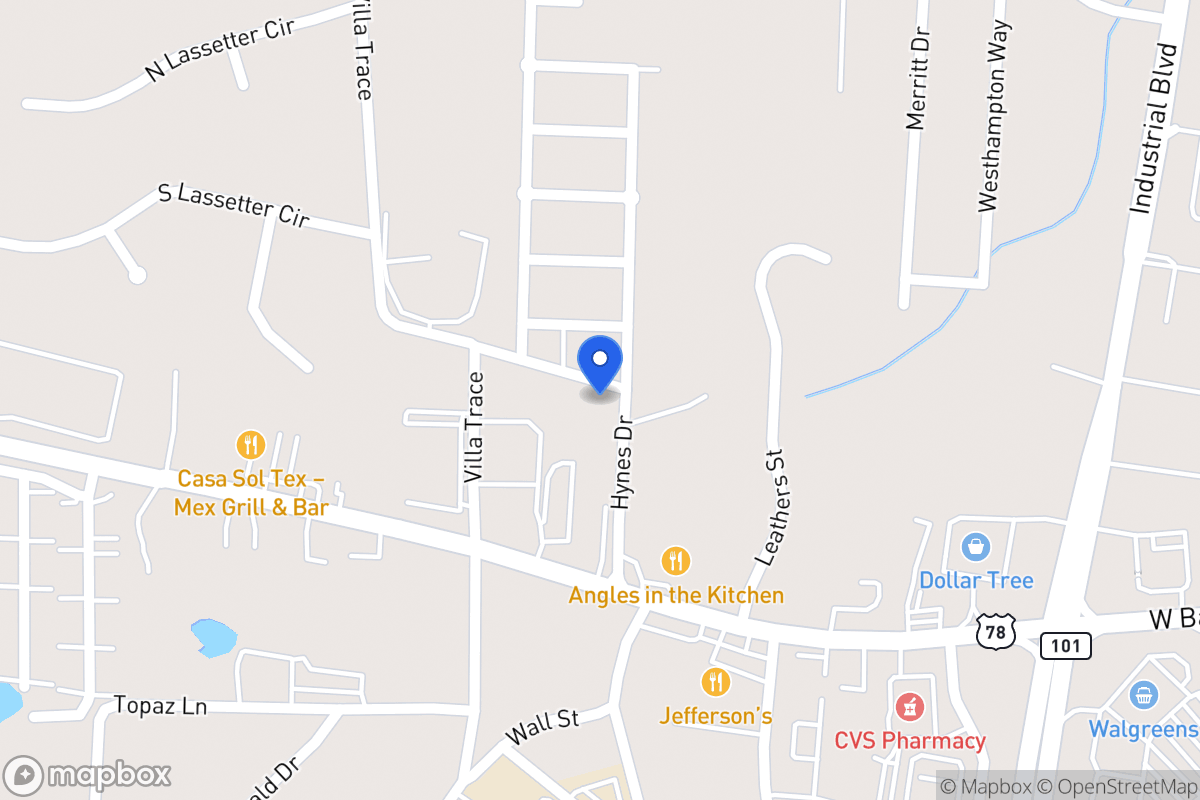 Map of 126 Beckles Rd