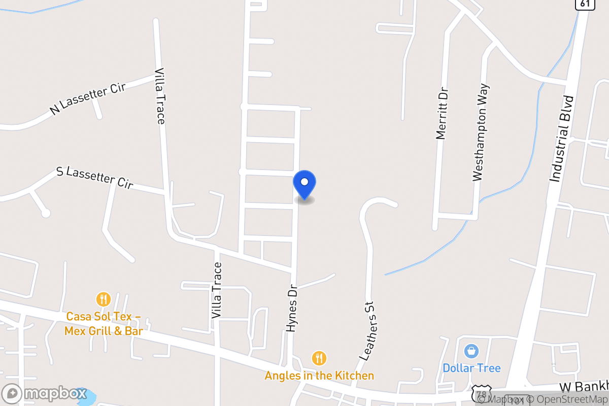 Map of 333 Hynes Dr